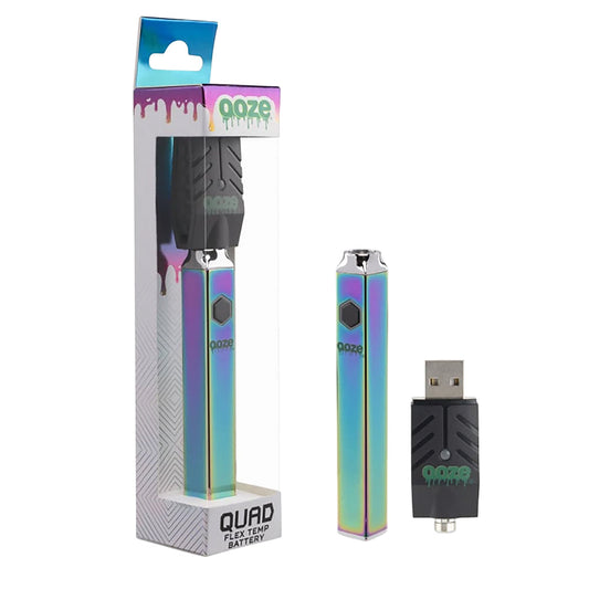 Ooze Quad Flex Temp Square Vape Pen 510 Battery